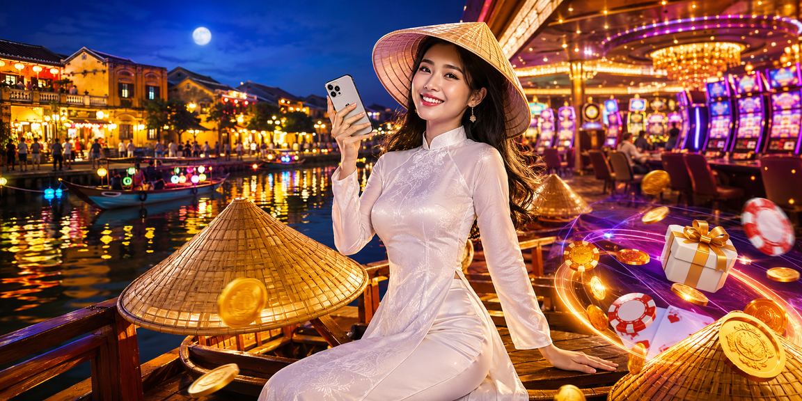 Khung cảnh trải nghiệm casino di động tại Hội An